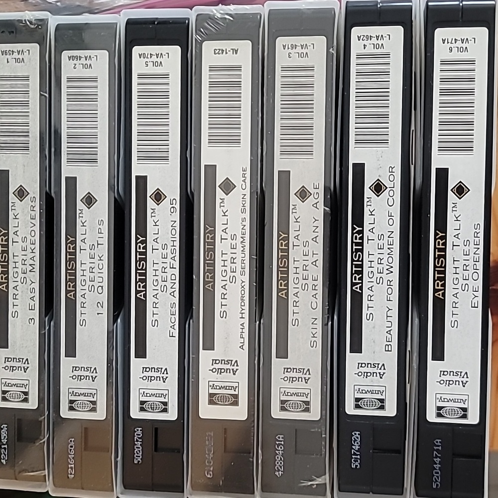 Vintage Amway Artistry Straight Talk Series VCR tapes